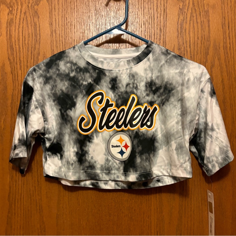 Steelers girls top size xs 4/5 new with tags nfl